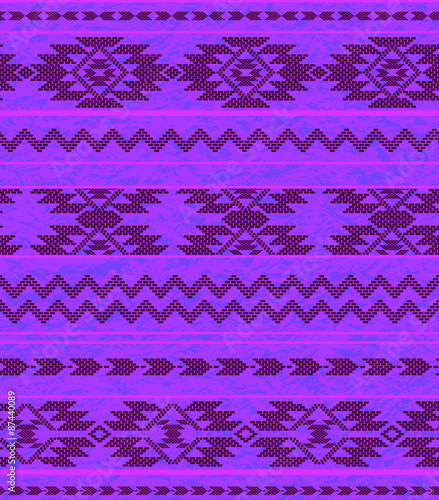 Board z aluminiowym obramowaniem Bezszwowe wektor wzór aztec