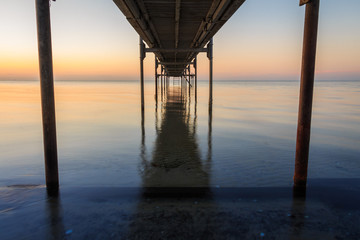 Wall Mural - Under Jetty Sunrise