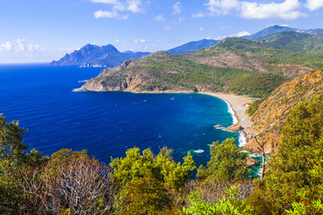 Wall Mural - stunning ladscapes of Corsica island