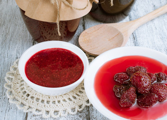 Poster - Canned strawberry jam