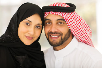 young muslim couple