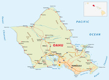 Oahu Road Map
