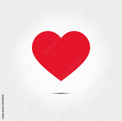 Red Vector Love Heart Rotes Vektor Liebes Herz Buy This Stock