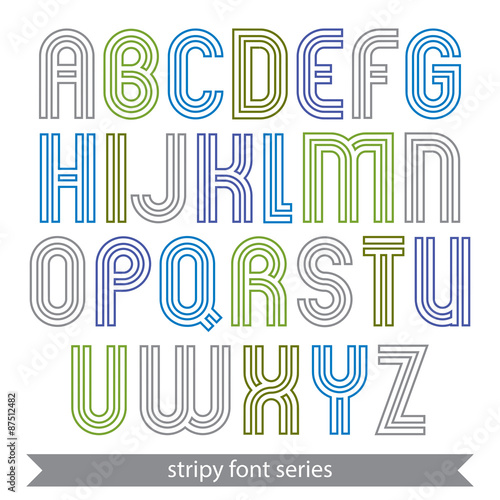 Fotografie, Obraz Poster elegant stripy typescript best for poster and headline