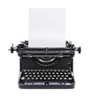 Schreibmaschine mit Weißem Papier