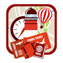 Sticker - travel vacations