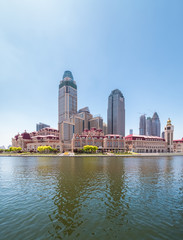 Wall Mural - tianjin jinwan plaza closeup