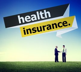 Wall Mural - Health Insurance Protection Risk Assessment Assurance Concept