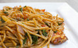 © inferio - Vegan spaghetti with tofu and pepper delicious on plate