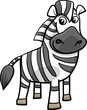 zebra animal cartoon illustration