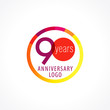 90 anniversary circle logo