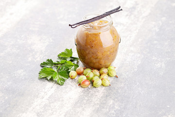 Sticker - gooseberry jam