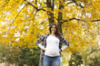 © BGStock72 - Pregnant woman in the autumn park