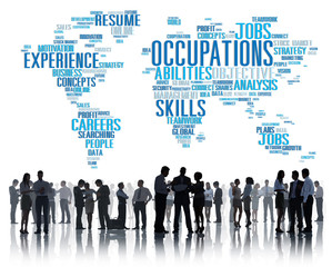 Poster - Occupation Job Careers Expertise Human Resources Concept