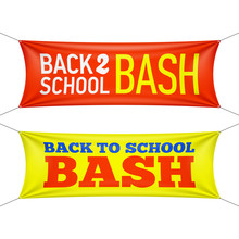 Back To School Bash Banners