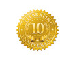 © ariefpro - anniversary logo golden emblem 10