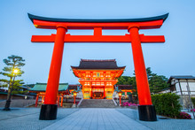 Fushimi Inari Shrine ,  Famous And Important Shinto Shrine In Southern Kyoto , Japan