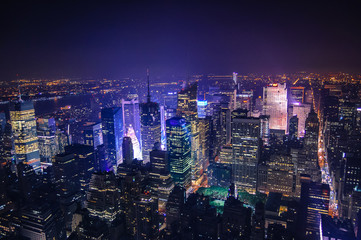 Fototapete - New York City at Night