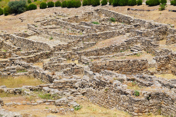 Canvas Print - Kamiros ruins. Rhodes, Greece