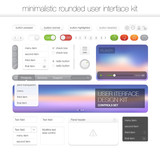 Fototapeta  - Modern user interface screen template for mobile smart phone or