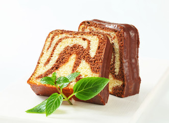 Canvas Print - Marble pound cake