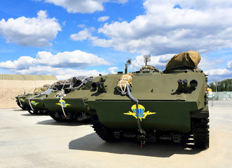 Wall Mural - Airborne multipurpose tracked armored personnel carriers