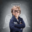 © Brian Jackson - School boy angel with wings and halo