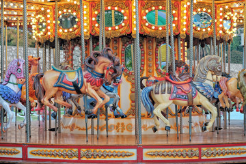 Carousel horses