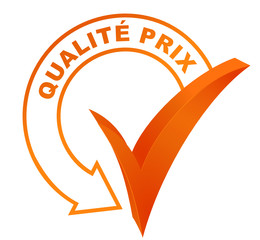 Wall Mural - qualité prix sur symbole validé orange