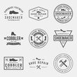 © igorrita - vector set of shoemaker and shoe repair labels, badges