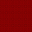 Seamless Chinese window tracery lattice square geometry pattern background.
