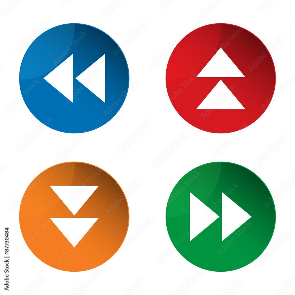 Backward icon. Forward icon. Next icon. Back icon. Arrow icon. V