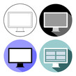 © Lasa - Vector monitor icon