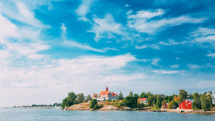 Pier, Harbour And Quay, Island Near Helsinki, Finland.