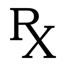 Medicine Symbol Rx Prescription