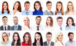 © Africa Studio - Collage of business people portraits