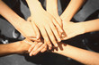 © Africa Studio - United hands outdoors
