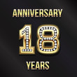18 years anniversary logo