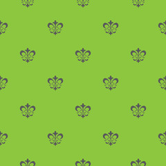 Lis de fleur seamless pattern