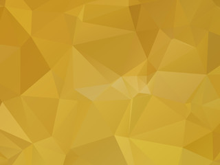 Wall Mural - gold vector background triangular