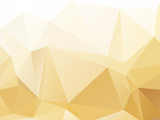 Wall Mural - gold vector background triangular