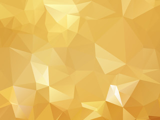 Wall Mural - gold vector background triangular