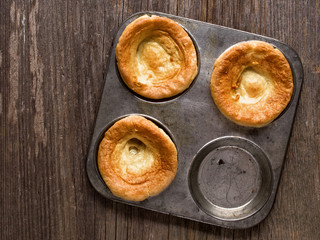 Sticker - rustic golden british yorkshire pudding