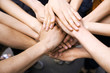 © Africa Studio - United hands outdoors