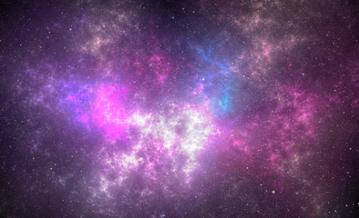deep space nebula with stars