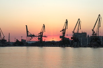  Вечер. Порт г Варна (Болгария) 