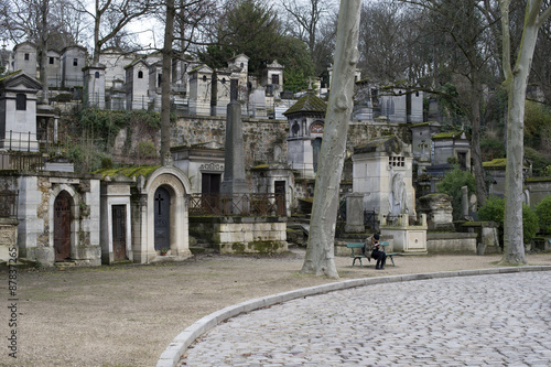 Cuadros en Lienzo Cimetière du Père Lachaise de París