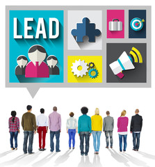 Sticker - Lead Leadership Management Mentor Boss Concept