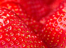 Closeup Of Strawberry Background