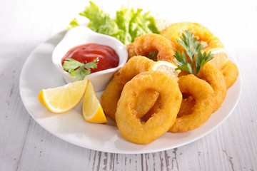 Poster - deep fried calamari